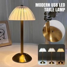 3 Colors LED Table Lamp USB Rechargeable Lamp Dimmable Bar Night Light ​Cordless