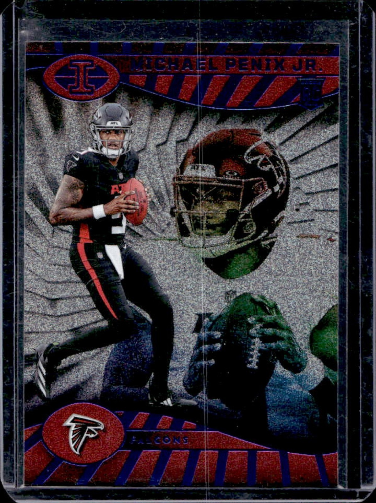2024 Illusions Michael Penix Jr. Dots Trophy Collection RC #4 Falcons