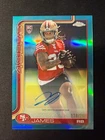 2025 Topps Chrome Jordan James Teal Refractor (RAW)