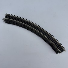 Hornby OO Gauge R605 Model Railway Steel Curved Track X8 Pieces