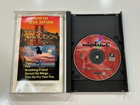 Wipeout (Sega Saturn 1996) CIB Complete in Box with Manual + Reg Card + Foam EX