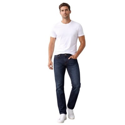 Fidelity Denim Jimmy Slim Straight Jeans Mens 34 Mystic Blu Dark Wash M8465NR
