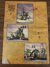 LEGO 6270 Pirates: Forbidden Island & instruction booklet 97% complete