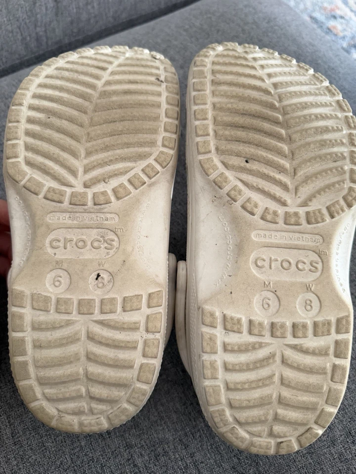 Zueco Crocs Clásico Blanco Unisex Hombre 6 Mujer 8 Foto 4 de 4