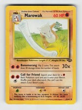 Marowak 39/64 Unlimited Uncommon Jungle Pokemon 1999 Heavily Played on eBay