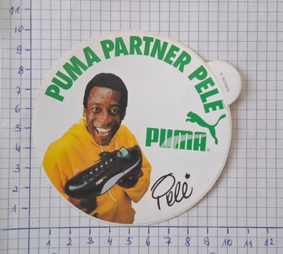 Aufkleber / Sticker ''PUMA - Pele'' 70er Jahre