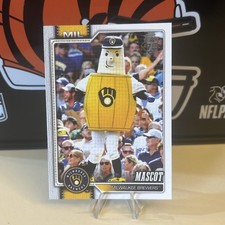 Topps 2026 Celebration Mascots M-27 Milwaukee Brewers Barrel Man Baseball Card