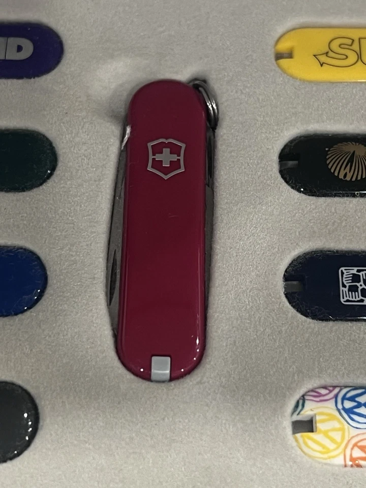 Navaja Suiza Victorinox Publicidad B2B Vendedor Exhibición Muestra Estuche Raro Foto 4 de 4