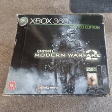 Xbox 360 Limited Edition Modern Warfare 2 Console BOXED NO CONTROLLERS w receipt