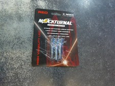 3pk. Nockturnal Red Lighted X Nocks! arrow nock NT-502 .204 axis fmj