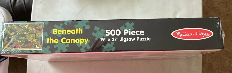 Melissa and Doug Jigsaw Puzzle Brand New Beneath The Canopy 500 Pieces Sealed - Image 4 of 4