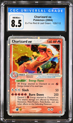 Charizard ex graded CGC 8.5 for sale on eBay