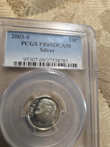 1985-S Silver Roosevelt Dime PCGS PR69DCAM Proof San Francisco