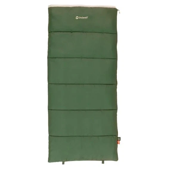Outwell Sleeping Bag Champ Kids Forest Green - Children's Camping Sleeping Bag