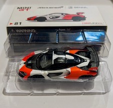 Mini GT 1:64 McLaren Senna Orange / White #81