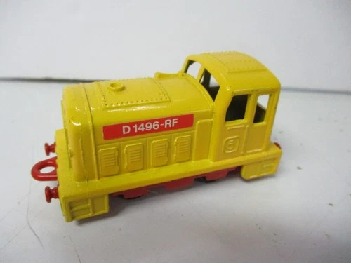 Matchbox Lesney Superfast SF24 Shunter- yellow, BROWN interior panel, loose