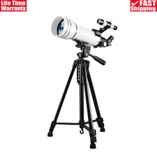 40070 Astronomical Telescope 70mm 16X-40X Finderscope with 1.5X/3X Barlow Lens