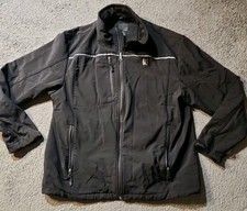 Chick-fil-A Logo Black Full Zip Softshell Jacket Mens Large