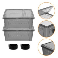 Reptile Breeding Box Spider Habitat Hatching Container for Reptiles