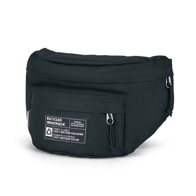 JanSport Recycled Waistpack Black Fanny Pack Belt Bag Crossbody 7L JS0A4QV4 Gorp