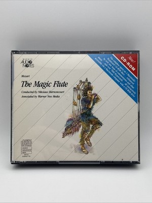 Mozart the Magic Flute CD Rom Warner Audio Notes Nikolaus Harnoncourt