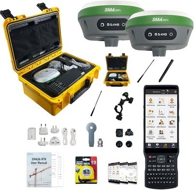 SMA26 Pro 4G RTK GPS GNSS SurveyEquipment Rover Base Collector Connect withDrone