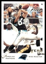 Patrick Jeffers 2000 Fleer Focus #82 Panthers NFL READ FREE SHIP AutographDen