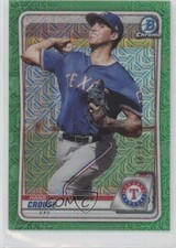 2020 Bowman Chrome Prospects Mega Box Green Mojo Refractor 48/99 Hans Crouse 0q3