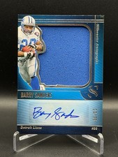 2025 Panini Silhouette Barry Sanders /25 Patch Auto HoF Detroit Lions