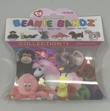 NEW Ty Beanie Bandz 2010 Toy Bracelets Collection 1 Animals 12 Pack