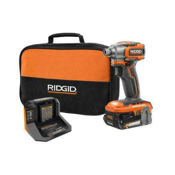 Ridgid R8723K 18V Brushless Cordless Impact Driver Kit