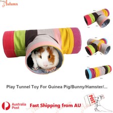 Guinea Pig Toys  Play Tunnels Ferret Tubes Hedgehog Hamster Small Pet Canvas