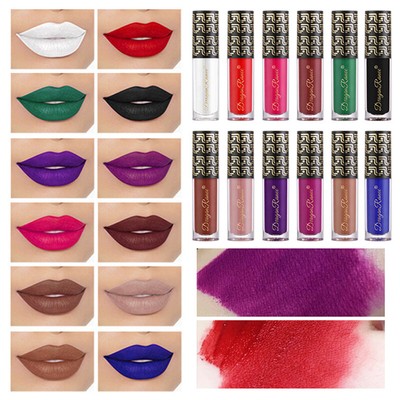 Matter Lippenstift Lippenglasur Samtiger Lippenglasur Mehrfarbiger 