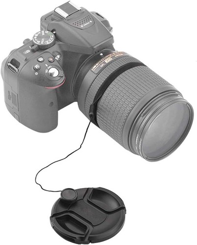 62mm Lens Cap center pinch snap on Front Cover for Canon Nikon Sony -e226 - Picture 6 of 6