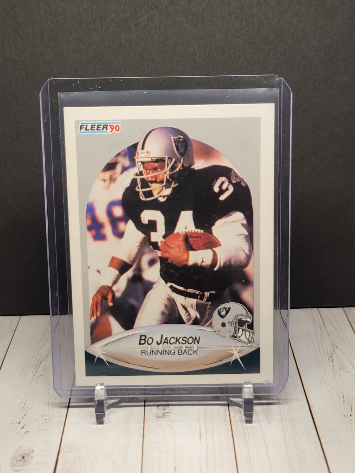 1990 Fleer NFL #256 BO JACKSON LOS ANGELES RAIDERS Football Card 