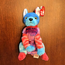 Ty Beanie Baby Hodge-Podge the Dog Tie Dye Plush 2002