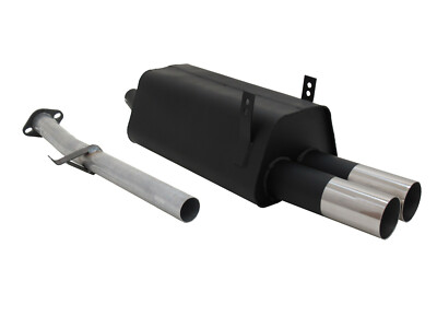 Novus Sportendschalldämpfer Für BMW E36 Cabrio 3/C 2 X 76mm RL-Design 316i/318i
