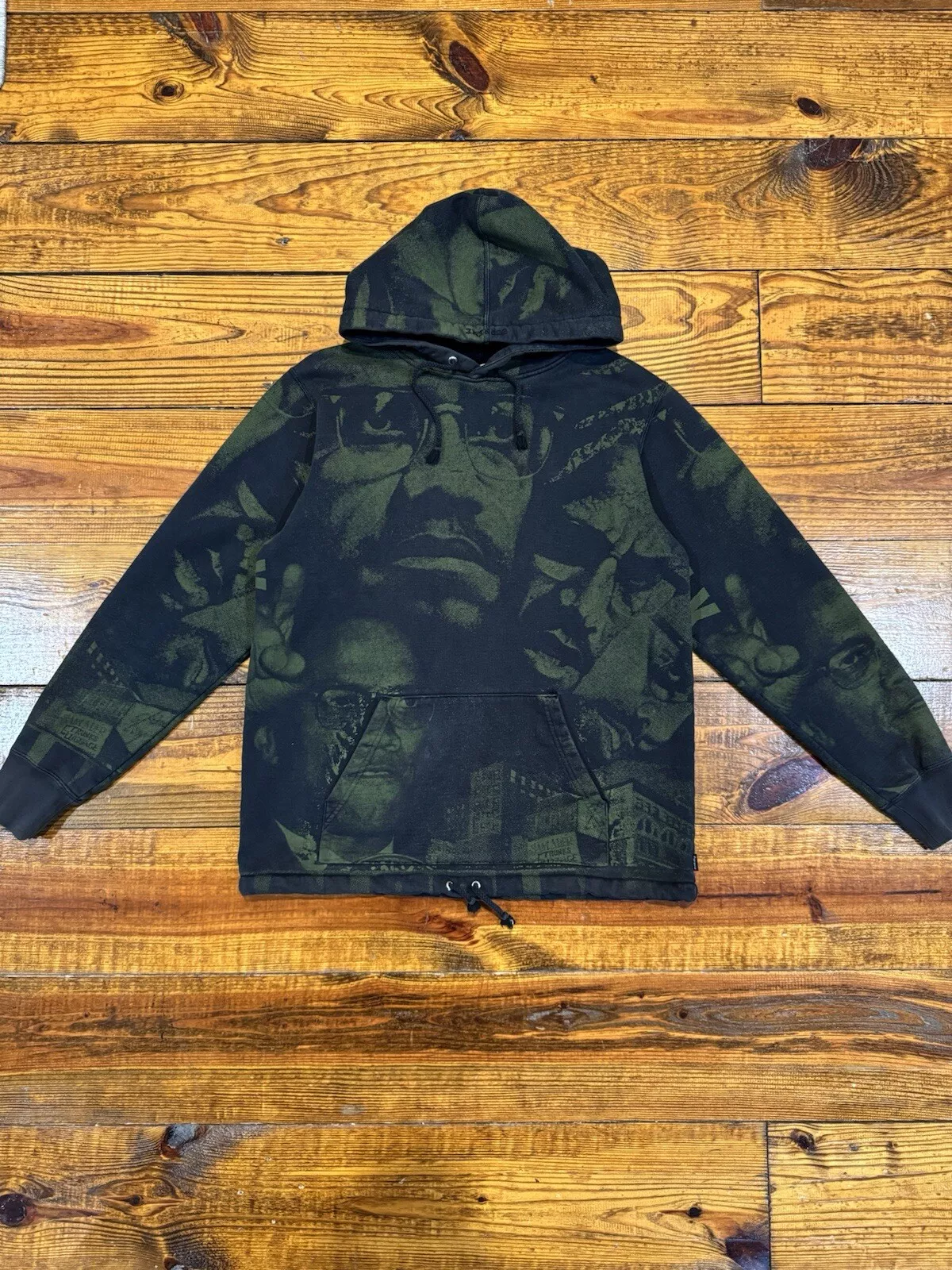Sweat à capuche Supreme Malcolm X SS15 M rare streetwear hype skateboard