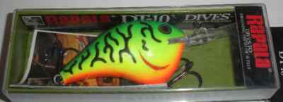 Rapala DT-16 – Crankbait Couleur Firetiger #167 – Plonge à 16 Pieds, 1 Seule Occasion