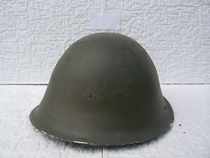  ALTER  STAHLHELM ENGLAND 50er Jahre Milit r ARMY HELM  