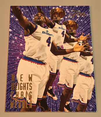 Chris Webber #10 of 10 New Heights NBA 95-96 Flair Washington Bullets Mi Vintage