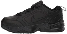 Men's Nike Air Monarch IV Black/Black 415445 001 Medium Width