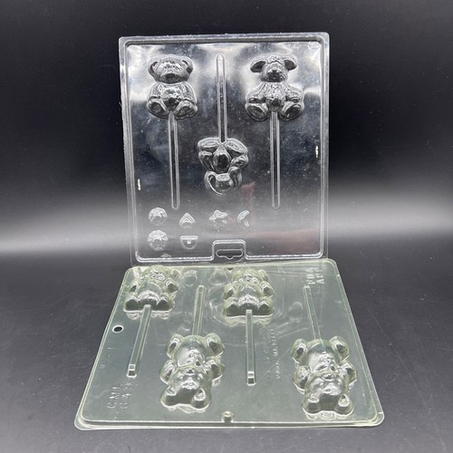 8 Baby Shower Plastic Chocolate Candy Mold Lot Mom Rocking Horse Boy Girl Teddy - Afbeelding 2 van 5