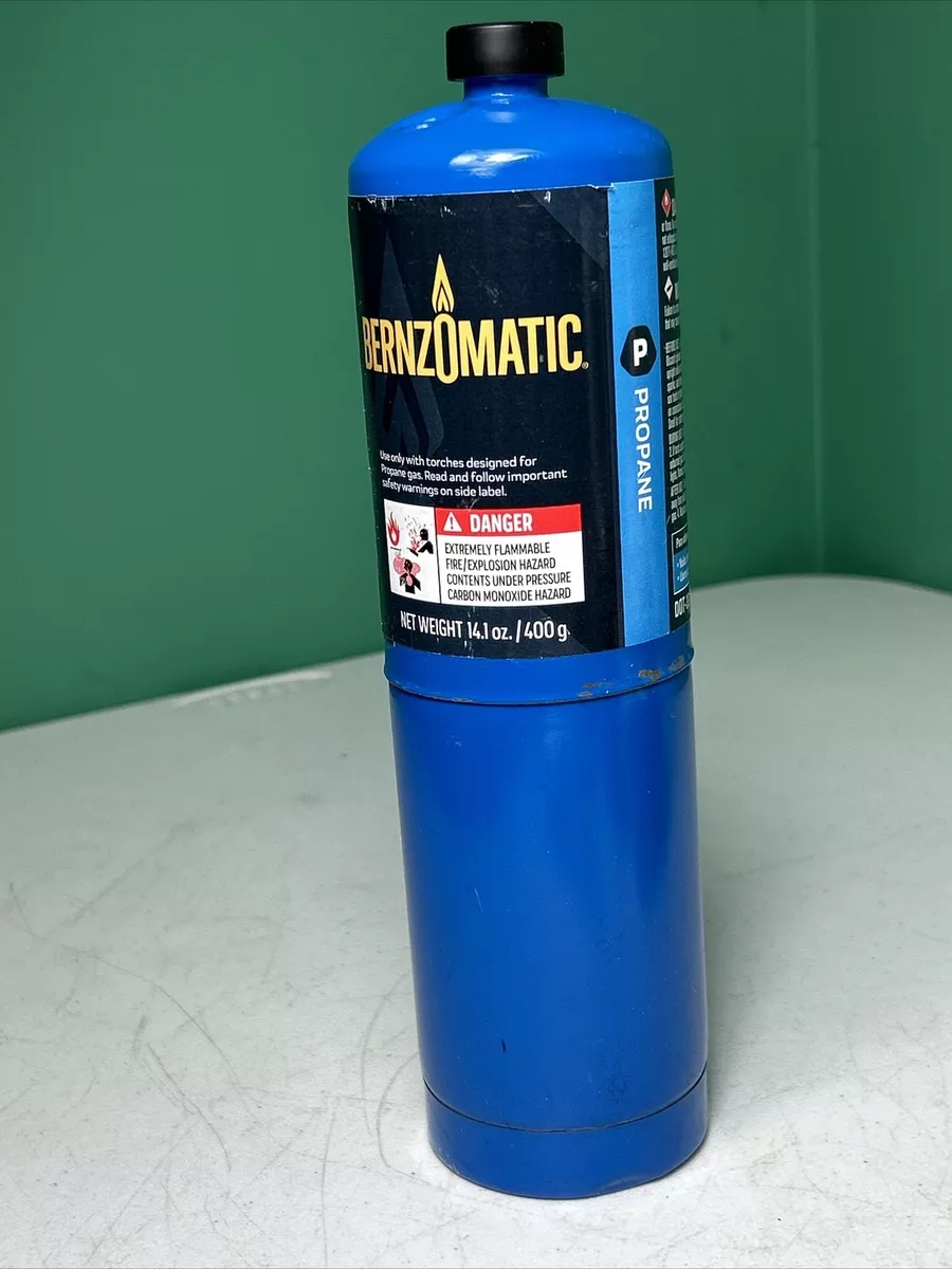 Bernzomatic 14.1oz Disposable Propane Gas Fuel Cylinder Tank Canister