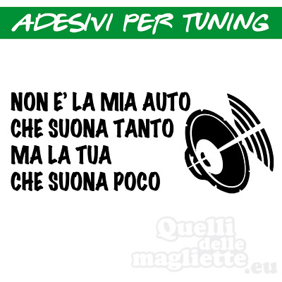 ERREINGE Sticker compatibile per FIAT DON'T TOUCH MY BRAVO DUB JDM TUNING BIANCO Adesivo prespaziato in PVC per Auto Lunotto Finestrino - cm 35