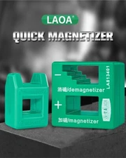 MAGNETIZER DEMAGNETIZER MAGNETIC TOOL FOR SCREWDRIVER TIPS SCREW BITS PICK UP US