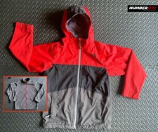 THE NORTH FACE Red Grey Black Winter 2in1 Fleece Shell Jacket Coat Large 14/16