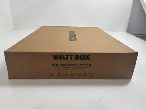 WattBox WB-800CH1U-IPVM-8 1U IP 8 Outlet Power Conditioner - NEW!
