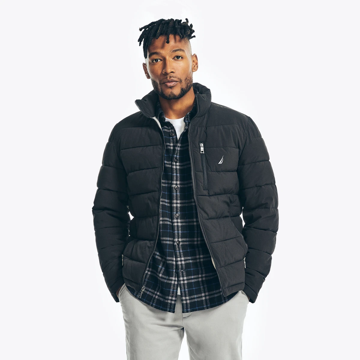 Nautica puffer sales coat