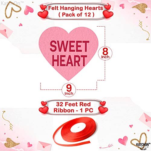 Valentine Decorations Pack Of 12 No DIY Candy Heart Conversation valentine-decorations-pack-of-12-no-diy-candy-heart-conversation